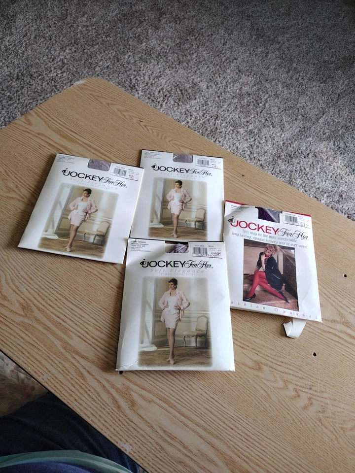 Pantimedias Jockey Control Top Sandalia Estilo Spandex Medianas 4 Pares Nos Foto 2 de 4