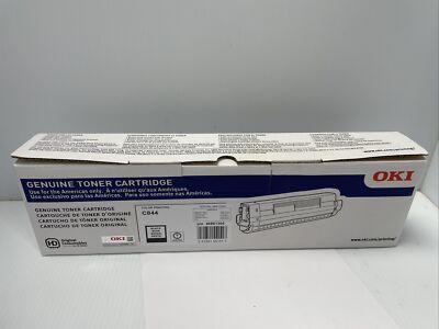 Okidata OKI C844 Black Toner Cartridge OEM 46861304