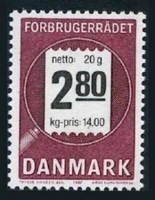 Denmark 833,MNH.Michel 890. Danish Consumer Council,40th Ann.1987.