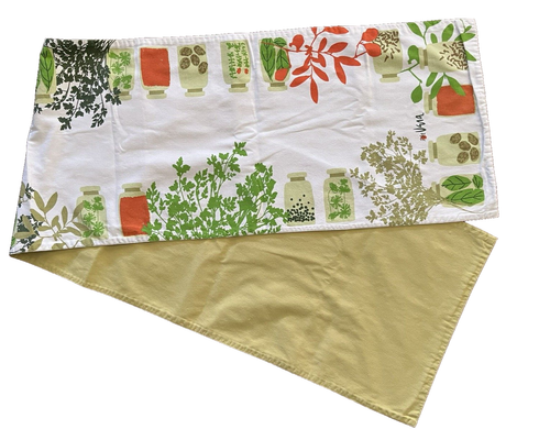 Vera Neumann Gewürzgläser Kräuter Tischläufer 60 x 14
