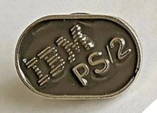 Vintage IBM PS/2 Lapel Hat Pin ~ 1980’s [Q]