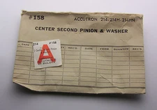 ONE Genuine NOS Bulova Accutron 214 Sweep Second Pinion- Part # 158