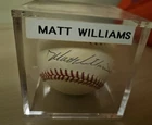 MATT WILLIAMS SIGNED AUTOGRAPH NATIONAL LEAGUE BASEBALL SF GIANTS LOST COA