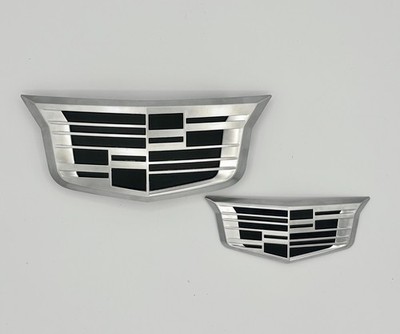 Ats Rear Emblem CADILLAC ATS FRONT AND REAR EMBLEM WITH BLACK INSERT 2016 2017 2018 ...