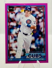 Owen Caissie 2026 Topps Series 1 - 1991 Topps Baseball #T91-10 Pink (RC)