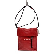 Balenciaga Schultertasche Rot Leder Vintage Authentisch