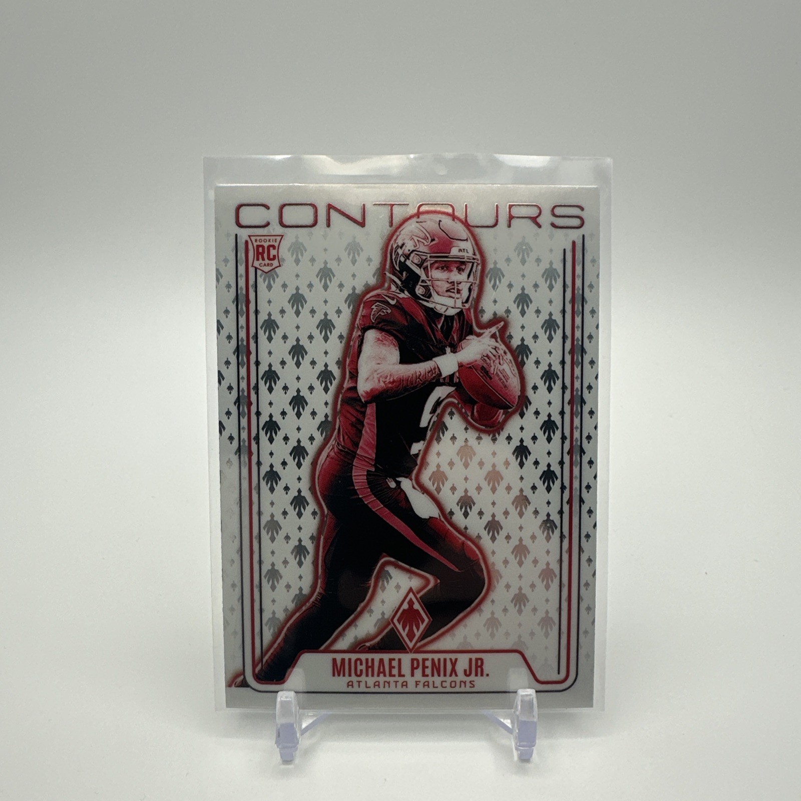 Michael Penix Jr #CON-MPJ 2024 Panini Phoenix Contours Atlanta Falcons NFL