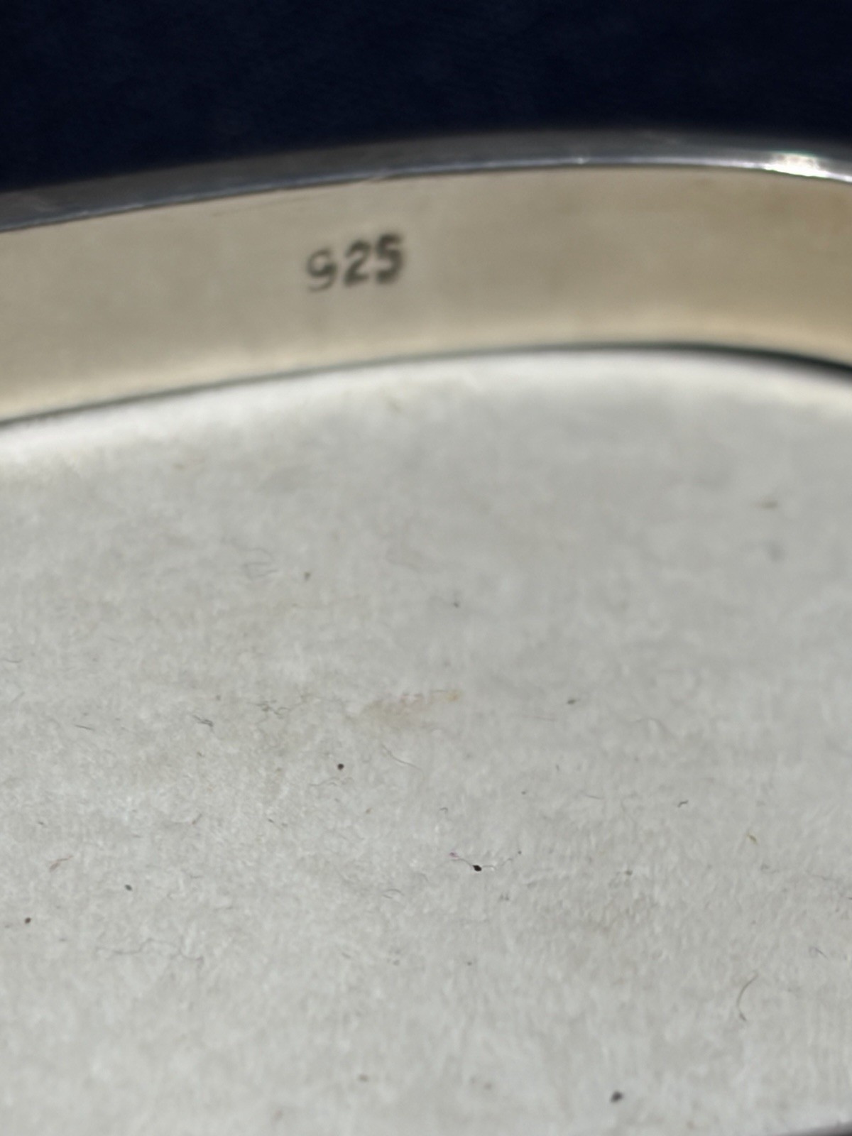 Vintage 925 Solid Sterling Silver Hinged Etched S… - image 4