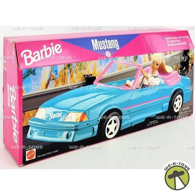 Barbie Blue and Pink Mustang Vehicle 1997 Mattel 65032 | eBay