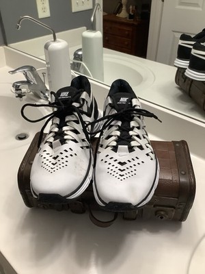Size 10.5 - Nike Lunar Fingertrap TR 4E Wide White Black for  display picture 1