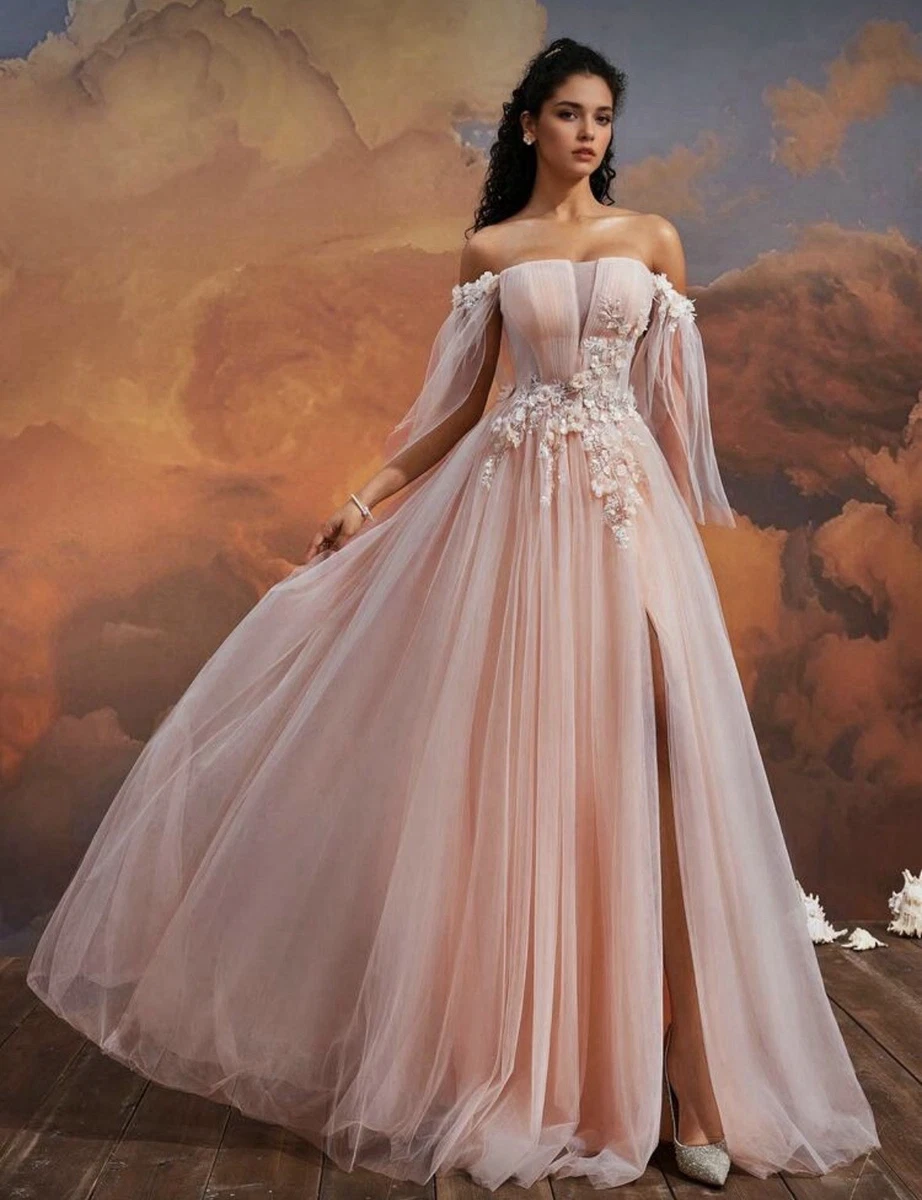 Chiffon Ball Gown Formal Floral Dresses for Women for sale | eBay UK