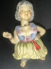 Vintage Lenwile Ardalt  Ceramic Hula Girl Bobble Head MCM 6531 Japan — photo 2