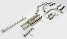 OBX Stainless CatBack Exhaust Kit 08-11 Toyota Tundra 5.7L Crew Dual Split Rear