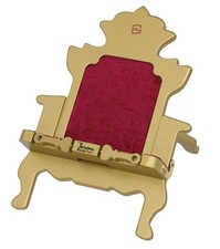 Thinking gifts Throne Book Chair Book/Tablet Stand Gold