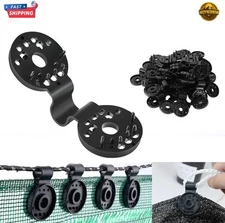 40PC Shade Cloth Clips Heavy Duty Windproof Plastic Tarp Clips Sun Shade Camping