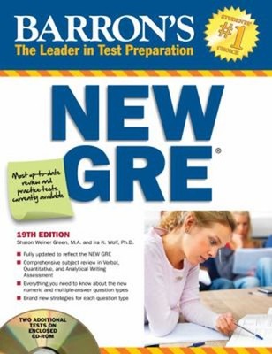 Barron's New GRE Paperback Sharon Weiner, Wolf, Ira K. Green