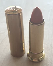 Vintage Coty Sunset Orange Lipstick .11 oz New Unused Creme Gold Case