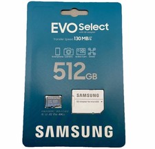 Genuine Samsung Micro SDXC EVO Select SD Card 130MB/s Flash Memory Card 512GB