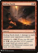 x1 Boiling Earth - Mystery Booster - NM - MTG