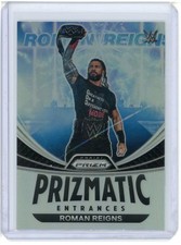 2023 PANINI PRIZM WWE WRESTLING SILVER PRIZM PRIZMATIC ENTRANCES ROMAN REIGNS #1