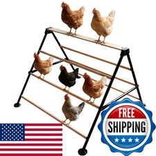 XCL Chicken Roosting Bars, Large Chicken Perch Coop, A-Shaped Chicken Perch