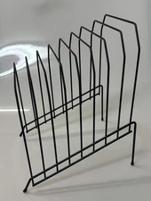 Lorell LLR80632 Vertical 8-Section File Stand  - Black