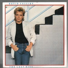 David Cassidy Last Kiss 7" vinyl Germany Arista 1985 ringwear to pic sleeve