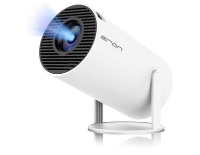 Eran HY300Pro Smart Mini Projector 4K Support 200 ANSI HDMI USB White Theater