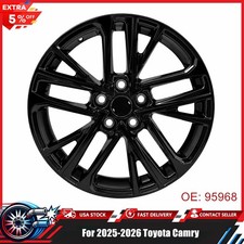 For Toyota Camry 2025-2026 Oem Design Wheel 18 X 8 Alloy Rim 95968 Gloss Black