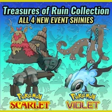 ✨ Shiny Wo-Chien Chien-Pao Ting-Lu Chi-Yu 🟣Event ❤️ Pokémon Scarlet Violet 💜