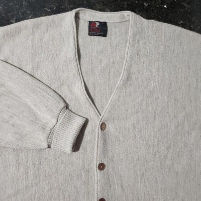 Vintage Arnold Palmer Robert Bruce Cardigan Sweater Knit USA