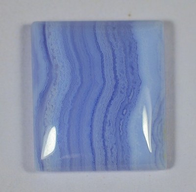 26 Ct 5X19X22 mm Natural Blue Lace Agate Rectangle Cabochon Gemstone KT-367