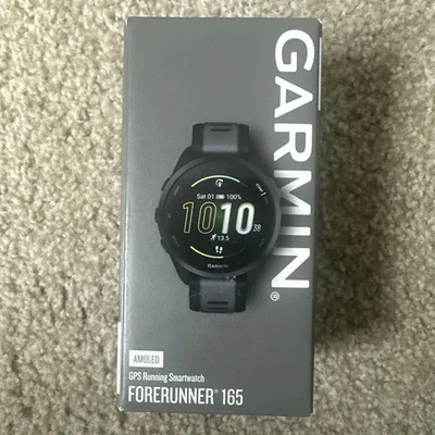 Garmin Forerunner 165 GPS Running Smartwatch Black