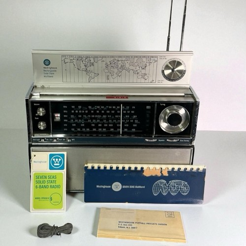 WESTINGHOUSE SEVEN SEAS Multi Band Portable Transistor Radio RPM5010 W/ Manual - Picture 2 of 18