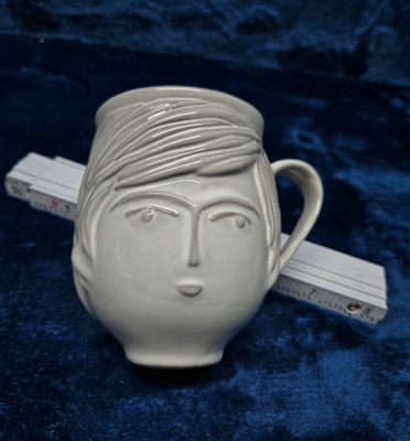 Jonathan Adler Utopia Mug Double Sided Lady | eBay