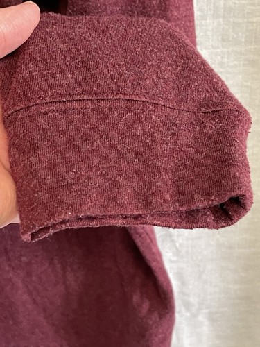 UNTUCKit Grassi Herren Henleyhemd weinrot XL Regular Fit - Bild 3 von 6
