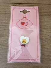 Authentic/Genuine Jellycat Heart Boiled Egg Enamel Pin Badge,Purrks exclusive