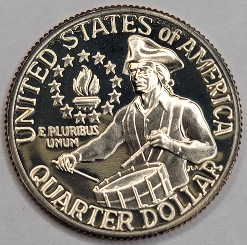 1776-1976 S PROOF GEM CAMEO BICENTENNIAL DRUMMER WASHINGTON QUARTER - Bild 5 von 7