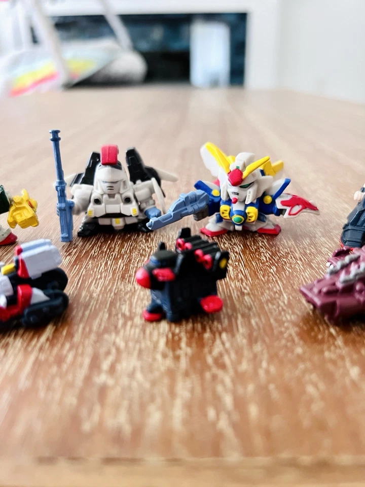 Vintage BANDAI Gashapon SD Gundam Superior Defenders 7x Lot Toy Figure Japan - Image 3 of 4
