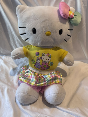 Sanrio Frühling Gingham Hello Kitty Build a Bear Häschenschläfer Geschenkset 
