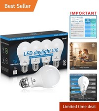 Bright and Efficient Great Eagle 15W LED Bulbs - 4-Pack, 100W Equivalent Light