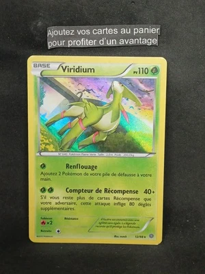 Carte Pokémon Viridium 12/98 XY Origines Antiques rare HOLO - Photo 1/3
