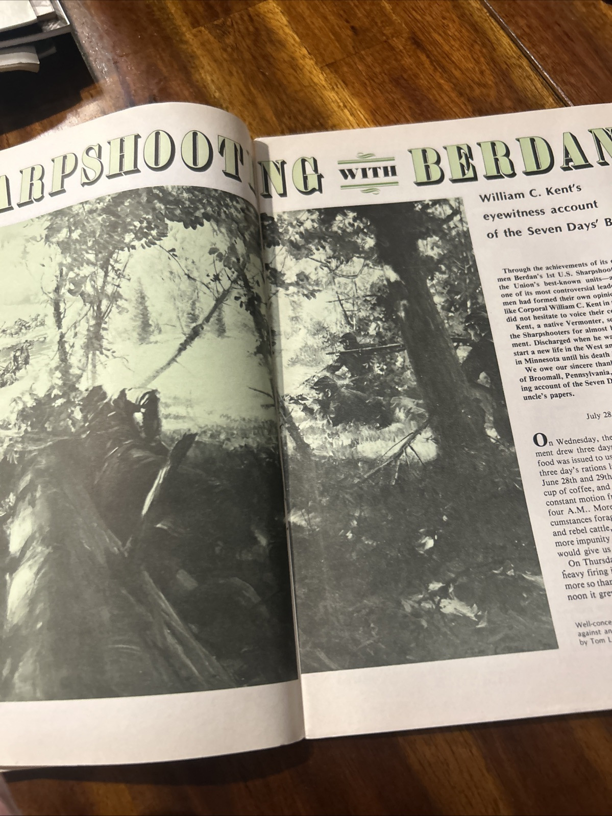 Civil War Times Illustrated May 1976 Berdons Sharpshooters Magazine Booklet Vtg