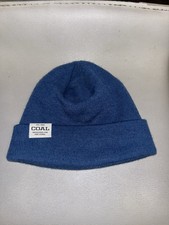 Coal Blue Knit Beanie Acrylic Winter Ski Snowboard Hat Unisex Adults One Size