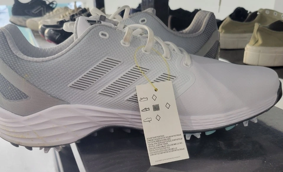 Zapatos de golf Adidas Lightstrike - blancos/grises - NUEVOS - talla 14 Foto 4 de 4