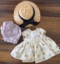 Vintage 1950  s Cosmopolitan Ginger Outfit Floral Dress Purple Panties Hat