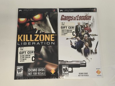 (2) Playstation 2 Magazine Demo Disc PS2 Killzone Liberation , Gangs Of London 