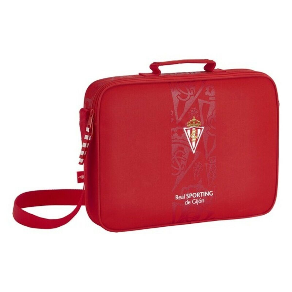 School Satchel Real Sporting de Gijn Red 38 x 28 x 6 cm 8690₽