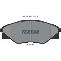 Textar 2524601 Bremsbelagsatz FüR Toyota Hilux N1 N2 N3