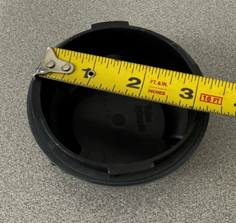 03-07 CADILLAC CTS FARO PLÁSTICO POLVO BOMBILLA TAPA 61A-1808-0137 USADO OEM Foto 3 de 4